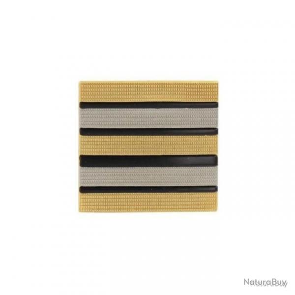 Galon de calot Gendarmerie Mobile en mtal DMB Products - Or - Lieutenant Colonel