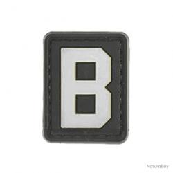 Morale patch Lettre B BLK Mil-Spec ID - Blanc - B