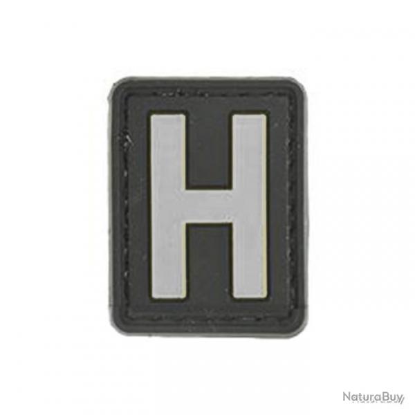 Morale patch Lettre H BLK Mil-Spec ID - Blanc - H