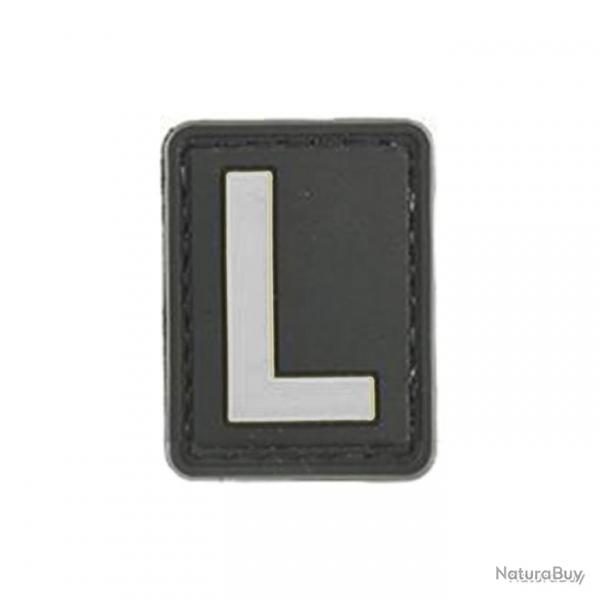 Morale patch Lettre L BLK Mil-Spec ID - Blanc - L