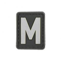 Morale patch Lettre M BLK Mil-Spec ID - Blanc - M
