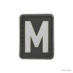 Morale patch Lettre M BLK Mil-Spec ID - Blanc - M