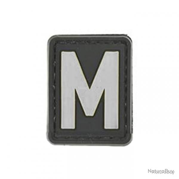 Morale patch Lettre M BLK Mil-Spec ID - Blanc - M