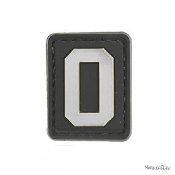 Morale patch Lettre O BLK Mil-Spec ID - Blanc - O