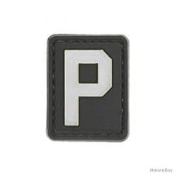 Morale patch Lettre P BLK Mil-Spec ID - Blanc - P