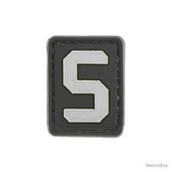 Morale patch Lettre S BLK Mil-Spec ID - Blanc - S