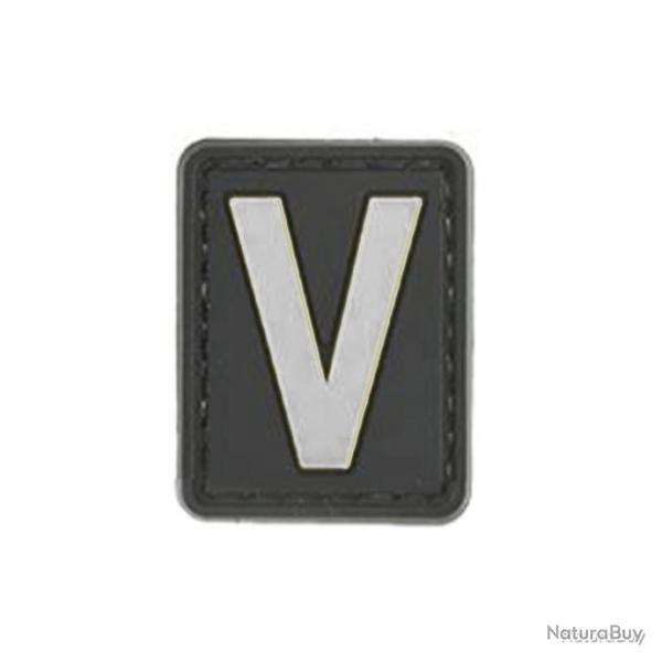 Morale patch Lettre V BLK Mil-Spec ID - Blanc - V