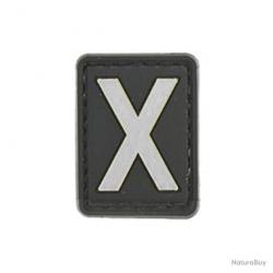 Morale patch Lettre X BLK Mil-Spec ID - Blanc - X