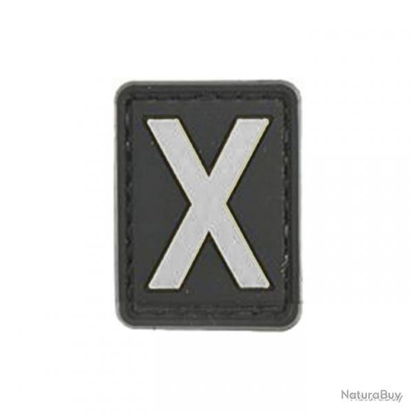 Morale patch Lettre X BLK Mil-Spec ID - Blanc - X