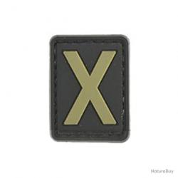 Morale patch Lettre X CT Mil-Spec ID - Coyote - X