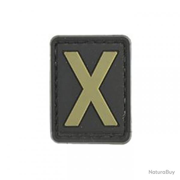 Morale patch Lettre X CT Mil-Spec ID - Coyote - X