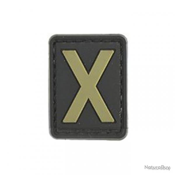 Morale patch Lettre X CT Mil-Spec ID - Coyote - X