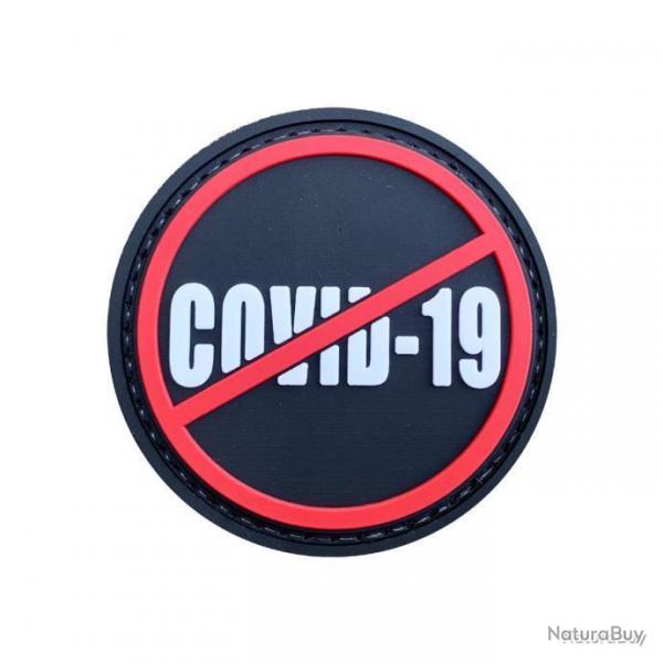 Morale patch Stop Covid-19 Mil-Spec ID - Noir