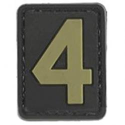 Morale patch Chiffre 4 Mil-Spec ID - Coyote - 4