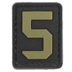 Morale patch Chiffre 5 Mil-Spec ID - Coyote - 5