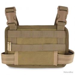 Plaque de cuisse Drop Leg MOLLE Bulldog Tactical - Coyote