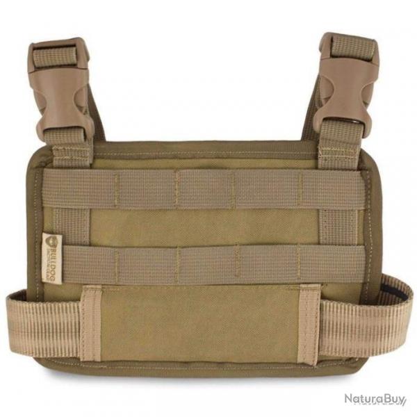 Plaque de cuisse Drop Leg MOLLE Bulldog Tactical - Coyote