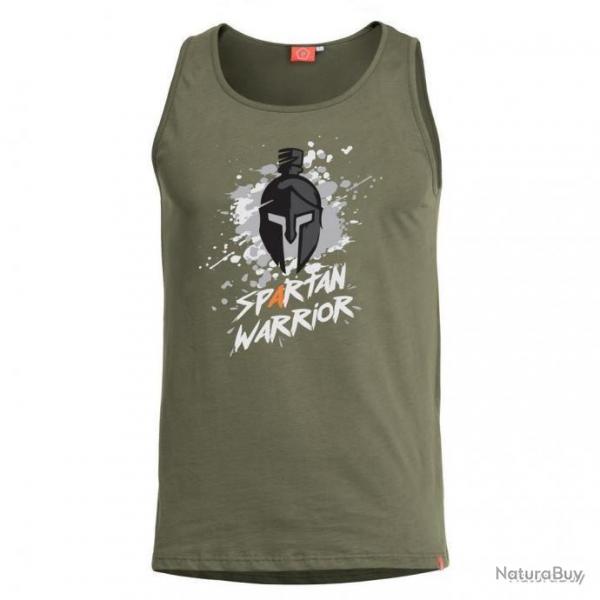 T shirt dbardeur Astir Spartan Warrior Pentagon Vert olive