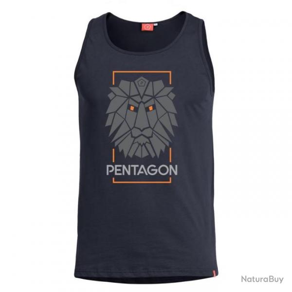 T shirt dbardeur Astir Follow Lion Pentagon Noir