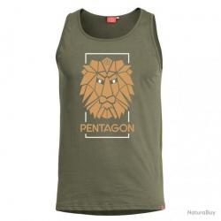 T shirt débardeur Astir Follow Lion Pentagon Vert olive