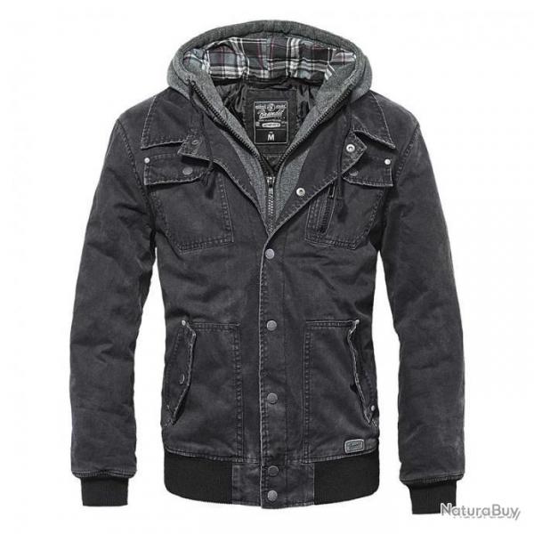 Veste mi saison Dayton Brandit Noir