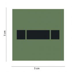 Galon de poitrine Armée de Terre basse visibilité Mil-Sepc ID - Vert olive - Aspirant