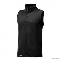 T shirt baselayer Vest Ullfrotté 400 Woolpower Noir