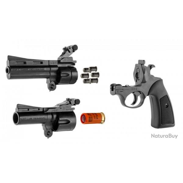 Pistolet/Revolver Gomm-Cogne SAPL GC27 Luxe 2 canons Cal 12/50 & 8.8x10 - Livraison Offerte