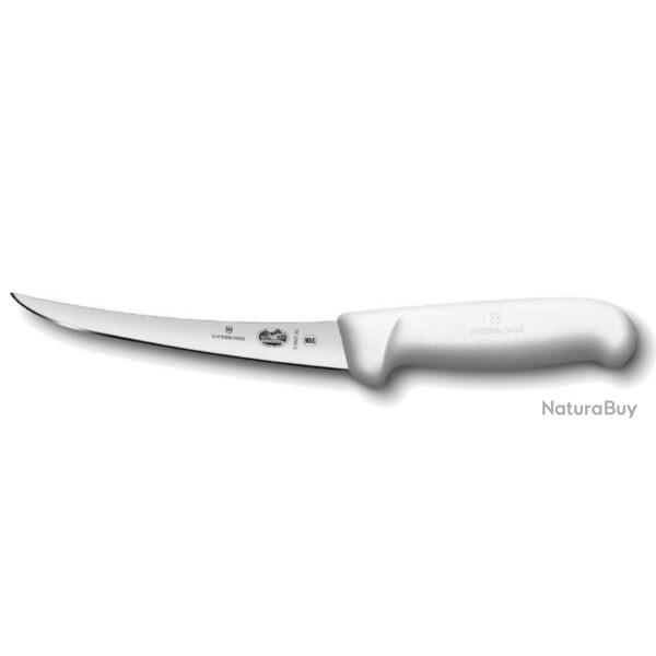 Couteau  dsosser  dos renvers 15 cm Victorinox manche blanc