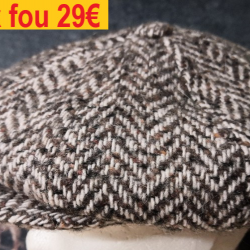 casquette MADE IN ITALY LAINE BRUN  T  60            9336B60