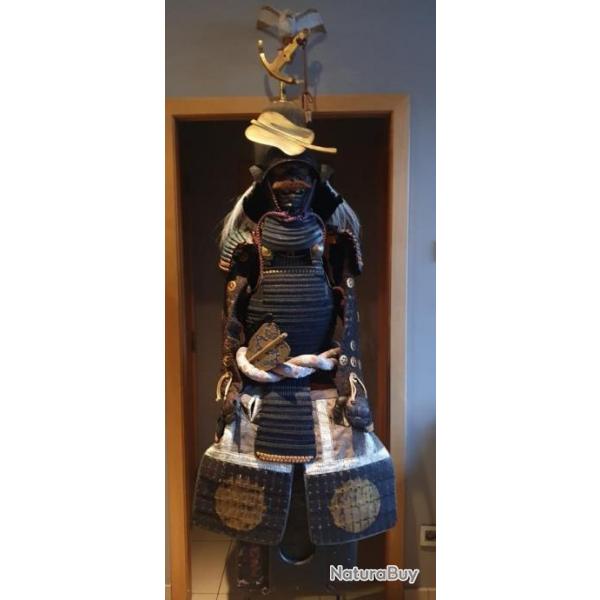 Japan Antique Edo 62 ken suji kabuto Kozane Yoroi set armor samurai Busho