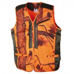 Gilet anti ronces camo orange