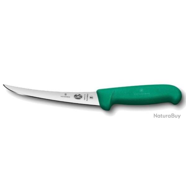 Couteau  dsosser flexible  dos renvers 12 cm Victorinox manche vert