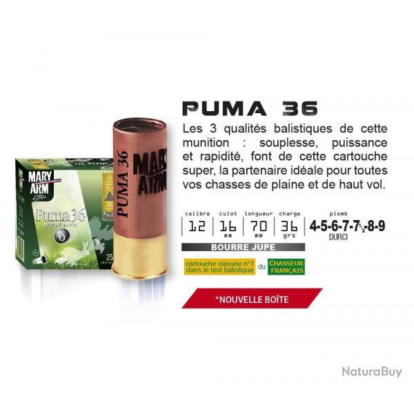 Cartouches MARY ARM PUMA 36 12 70 36 Bourre  Jupe
