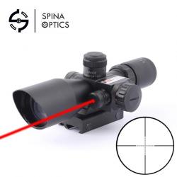 SPINA OPTICS lunette de visée tactique 2.5-10x40 de Laser rouge holographique LIVRAISON GRATUITE