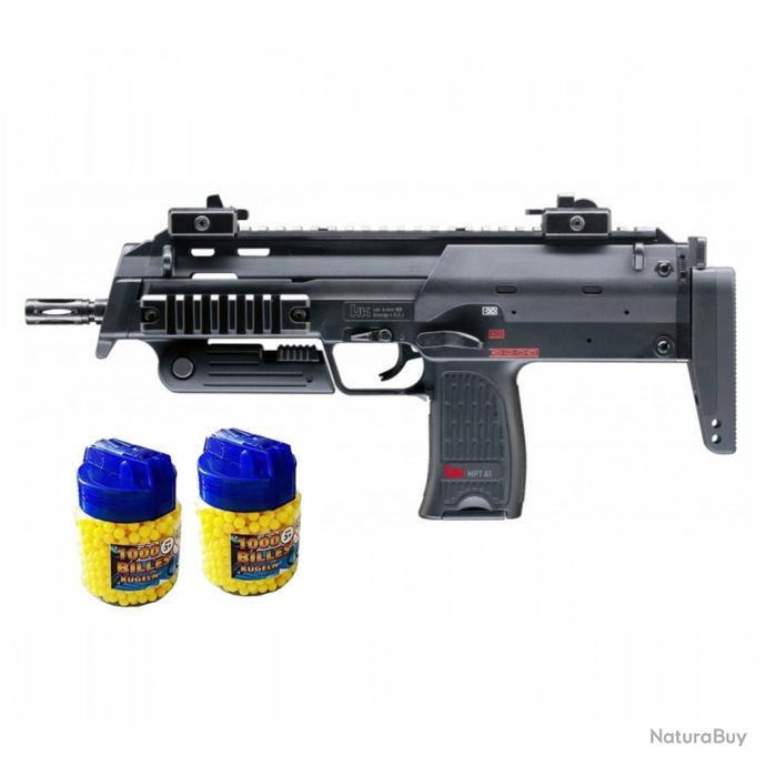 Heckler & Koch MP7 A1 Pistolet à billes Electrique Type Mitraillette METAL  + 2000 billes - Airsoft - Fusils d'assaut (7553878)