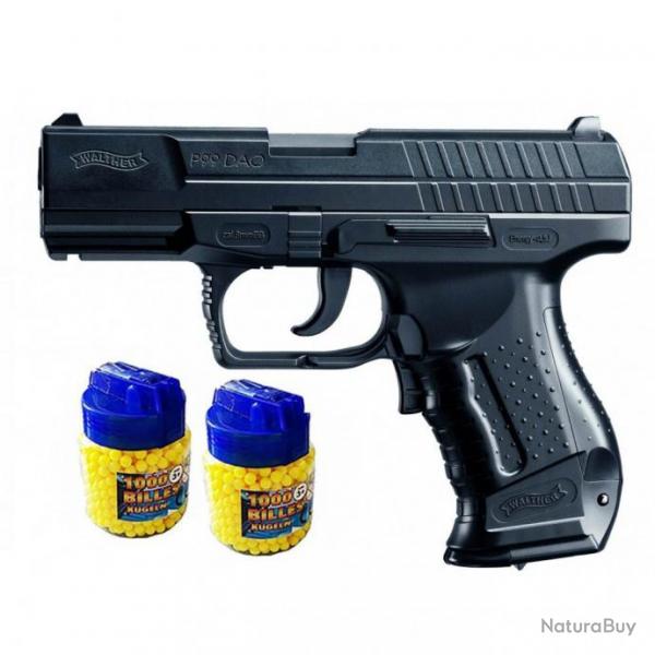 Walther P99 DAO Pistolet  billes Electrique + 2000 billes - Airsoft