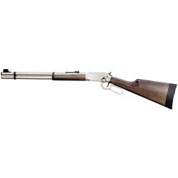 Carabine CO2 Walther lever action cal.4.5mm bois 7.5J carcasse argentéesse argentée