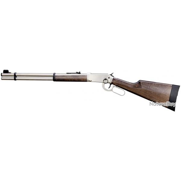 Carabine CO2 Walther lever action cal.4.5mm bois 7.5J carcasse argentesse argente
