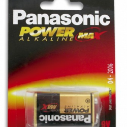 PANASONIC 9 V. 6LR61 - 1 Pile 9001307