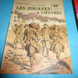 COLLECTION " PATRIE  "   147 .  LES ZOUAVES A COEUVRES