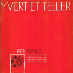 catalogue de timbres postes yvert et tellier 1989 tome 8 addenda