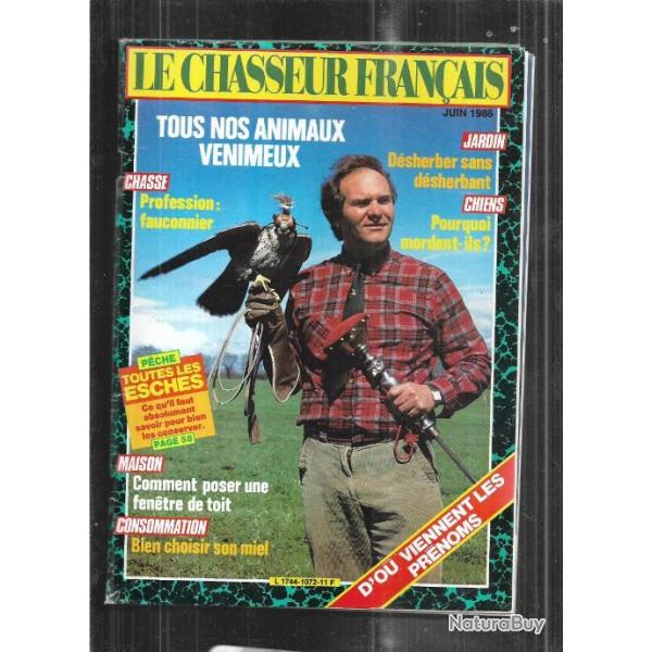 le chasseur franais juin 1986 , chasse , pche , maison, sant, nature, jardinage , levage