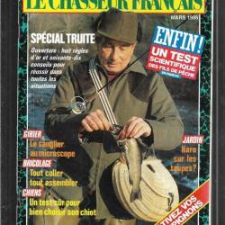 le chasseur français mars 1986 , chasse , pêche , maison, santé, nature, jardinage , élevage