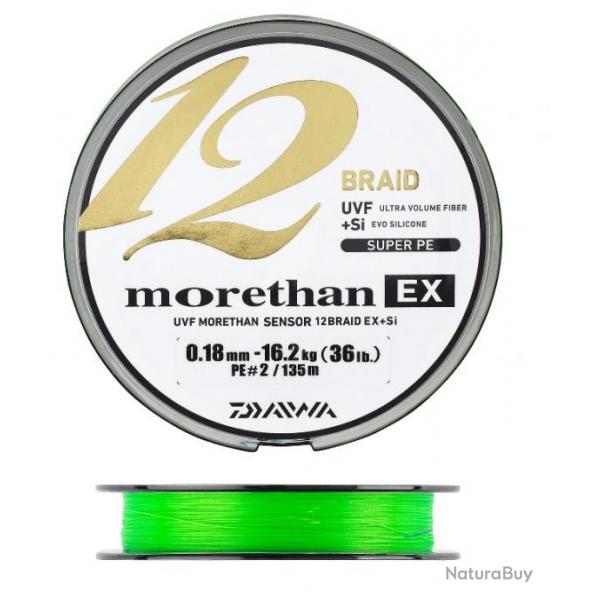 TRESSE MORETHAN 135M CHARTREUSE 0.10mm