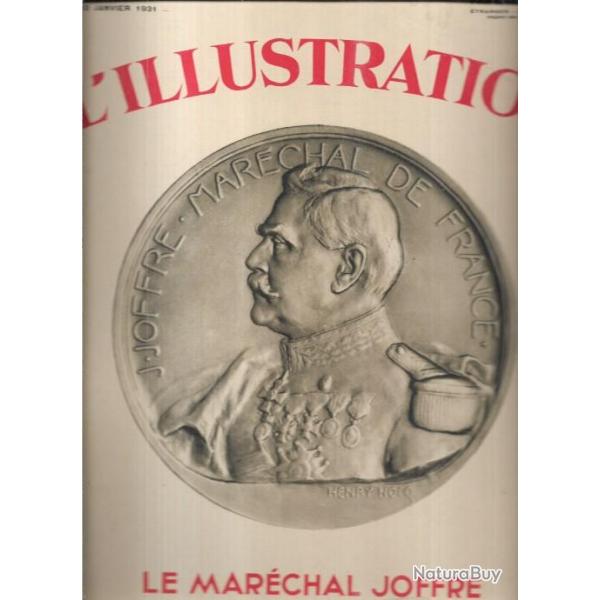 l'illustration le marchal joffre 1852-1931 , n 4584 du 10 janvier 1931