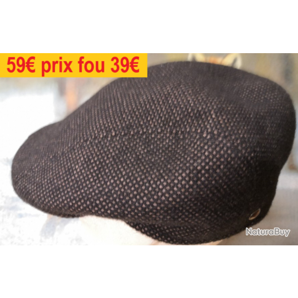 casquette MARONE MADE IN ITALY  BOMBE NOIRE  59    B202D-59