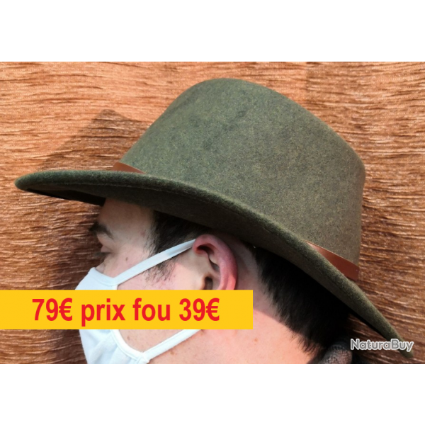 CHAPEAU LODEN  MPERMEABLE ROULABLE VERT  60        2655-60