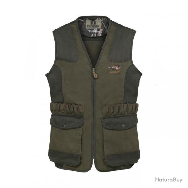 Gilet Percussion Tradition broderie Sanglier - TAILLE S