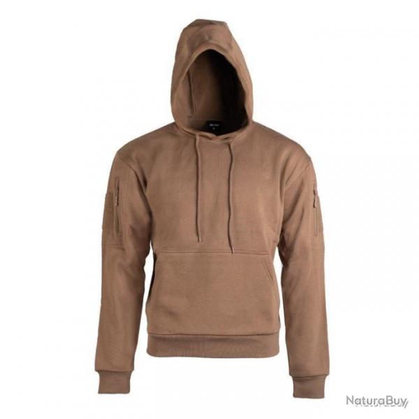 Sweat  capuche Tactique Mil Tec Coyote